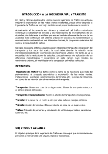 Introducci&oacute;n a la Ingenier&iacute;a Vial y Tr&aacute;nsito: Conceptos y Soluciones