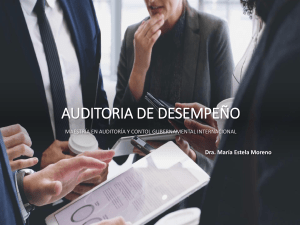 Auditoría de Desempeño: Control Gubernamental Internacional