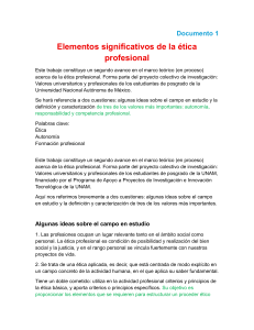 &Eacute;tica Profesional: Autonom&iacute;a, Responsabilidad y Competencia