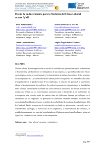 Dise&ntilde;o de Instrumento para Medir Clima Laboral en PyMEs