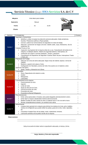 Lista de Verificaci&oacute;n de Seguridad: Cinta Sierra para Metales