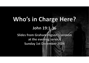 Authority in John 19: Pilate vs. Jesus