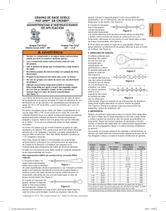 Instrucciones Grapas Fist Grip® Crosby®: Cables de Acero