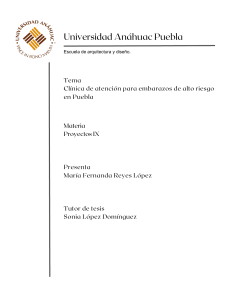 Dise&ntilde;o Arquitect&oacute;nico: Cl&iacute;nica para Embarazos de Alto Riesgo en Puebla