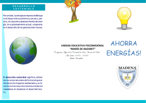 Desarrollo Sostenible y Ahorro de Energía: Guía Práctica Escolar