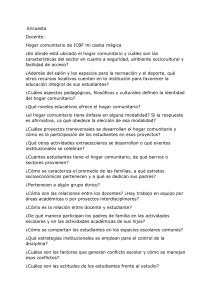 Encuesta Docente: Hogar Comunitario ICBF Mi Casita Mágica