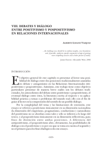 Positivismo vs. Pospositivismo en Relaciones Internacionales
