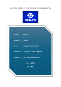 SENATI: Portada de Curso Lenguaje y Comunicaci&oacute;n - Diego Nina Morales