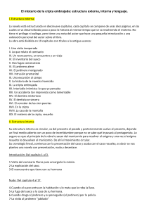El misterio de la cripta embrujada: An&aacute;lisis de estructura y lenguaje