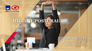 Higiene Postural: Conceptos, Posturas Correctas y Manejo de Cargas