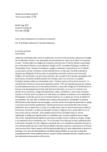 Rendición al Maestro: Bhakti Yoga y Sri Krsna