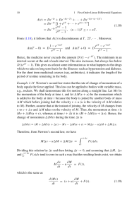 First-Order Linear Differential Equations: Textbook Excerpt