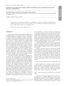 Economia Atômica em Química Orgânica: Uma Abordagem Experimental