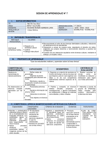 Plan de Clase: L&iacute;nea R&iacute;tmica - Arte y Cultura 4to Grado