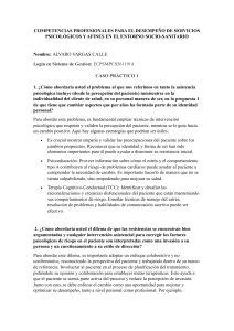 Casos Pr&aacute;cticos Psicolog&iacute;a Socio-Sanitaria: Adherencia y &Eacute;tica