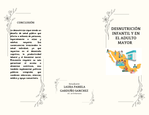 Desnutrición Infantil y en el Adulto Mayor: Causas y Síntomas
