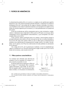 Filtros de Arm&oacute;nicos: Tipos Pasivos y Activos, Dise&ntilde;o
