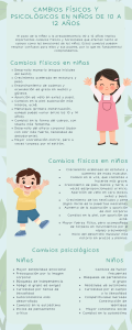 Cambios F&iacute;sicos y Psicol&oacute;gicos en Ni&ntilde;os de 10-12 A&ntilde;os