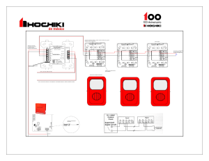 Diagrama Instalaci&oacute;n Sistema Alarma Incendios Hochiki