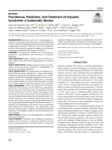 Impostor Syndrome: Prevalence, Predictors, & Treatment - Systematic Review