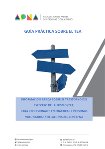 Gu&iacute;a Pr&aacute;ctica sobre el TEA