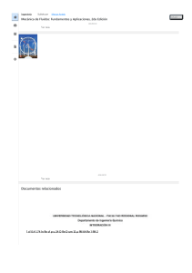 Mec&aacute;nica de Fluidos: Fundamentos y Aplicaciones