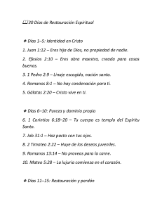 30 Días de Restauración Espiritual: Identidad, Pureza y Fortaleza