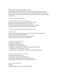 Gu&iacute;a de Estudio Completa: Requerimientos de Software y Plan de 4 Horas