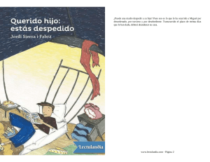 Querido hijo: est&aacute;s despedido - Jordi Sierra i Fabra
