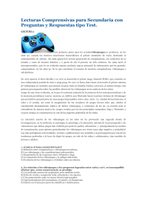 Lecturas Comprensivas para Secundaria: Preguntas y Respuestas tipo Test