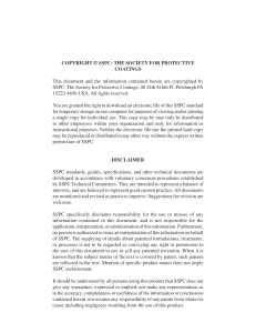 SSPC-SP 5/NACE No. 1: White Metal Blast Cleaning Standard