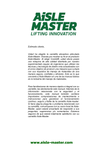 Manual de Operaci&oacute;n y Mantenimiento Carretilla Elevadora Aisle-Master