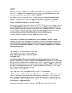 Análisis PEI Institución Educativa Bello Horizonte: Fines y Currículo