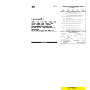 Caterpillar Excavator Electrical Schematic Symbols & Wire Guide