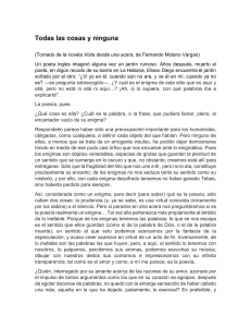 La Poes&iacute;a: Enigma, Inefable y su Esencia en Todas las Cosas y Ninguna