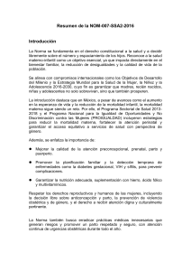 Resumen NOM-007-SSA2-2016: Salud Materno-Infantil en M&eacute;xico