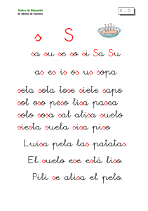 Aprende la letra S: Fon&eacute;tica y Lectura B&aacute;sica en Espa&ntilde;ol