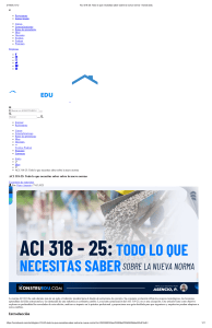 ACI 318-25: Novedades y Gu&iacute;a Completa de la Nueva Norma de Concreto