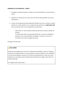 Tarea 1: Desarrollo de Interfaces - Boceto App Web Tienda Online
