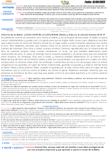 Lección Bíblica para Niños: Lucha Espiritual y Armadura de Dios