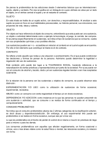 Adicciones: Sujeto, Objeto y Contexto - An&aacute;lisis Psicosocial
