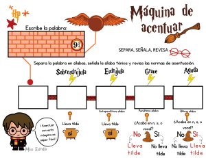 M&aacute;quina de Acentuar: Gu&iacute;a F&aacute;cil de Tildaci&oacute;n en Espa&ntilde;ol