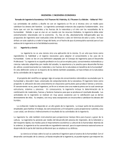 Ingeniería Económica: Ingeniería y Economía