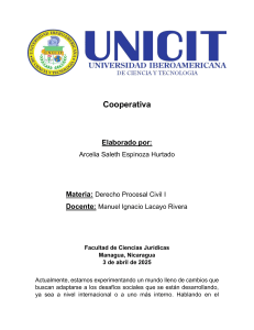 An&aacute;lisis Comparativo Ley 260 y Ley 1244: Derecho Procesal Civil Nicaragua