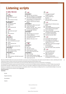 English Listening Scripts: Beginner Conversations & Spelling Practice