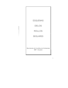 Esquemas Rollos Seglares: Movimiento de Cursillos Cristiandad