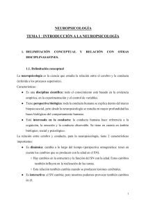 Neuropsicología: Introducción, Conceptos y Desarrollo Histórico