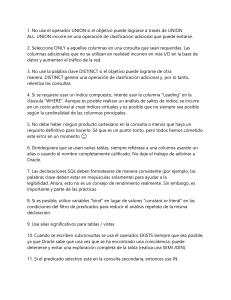 Checklist de Tuning de Rendimiento SQL de Oracle: 32 Consejos Clave