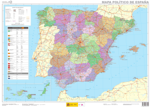 Mapa Pol&iacute;tico de Espa&ntilde;a | Divisi&oacute;n Administrativa y Ciudades