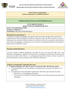 Gu&iacute;a Pedag&oacute;gica: Legado Siglo XX, Dewey, Ferrer Guardia - Educaci&oacute;n Infantil